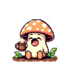 シュールでかわいいキノコのスタンプ（個別スタンプ：14）