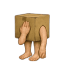 ダンボールだっ！（個別スタンプ：10）