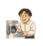 お父さんの楽しい休日（個別スタンプ：3）