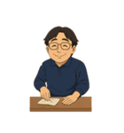 お父さんの楽しい休日（個別スタンプ：5）