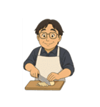 お父さんの楽しい休日（個別スタンプ：6）