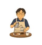 お父さんの楽しい休日（個別スタンプ：9）