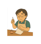お父さんの楽しい休日（個別スタンプ：12）