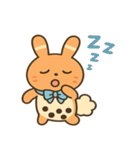 もっちりミルクティーうさぎ（個別スタンプ：13）