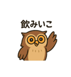 夜型フクロウのよるみくん（個別スタンプ：2）