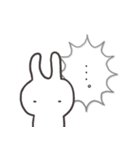 爆発ふきだしうさぎ 1 たのしい日常（個別スタンプ：22）