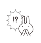 爆発ふきだしうさぎ 1 たのしい日常（個別スタンプ：26）