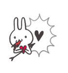 爆発ふきだしうさぎ 1 たのしい日常（個別スタンプ：37）