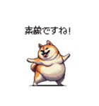 敬語で丁寧 大人ふとっちょ柴犬（個別スタンプ：40）