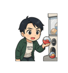ガチャ丸のガチャる日和（個別スタンプ：35）