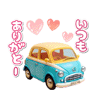 レトロ可愛い車♡毎日あいさつ（個別スタンプ：9）