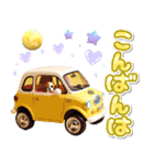 レトロ可愛い車♡毎日あいさつ（個別スタンプ：24）