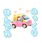 レトロ可愛い車♡毎日あいさつ（個別スタンプ：28）