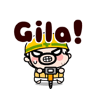おやじ君のインドネシア語【飛び出す】（個別スタンプ：9）