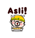 おやじ君のインドネシア語【飛び出す】（個別スタンプ：10）