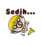 おやじ君のインドネシア語【飛び出す】（個別スタンプ：17）