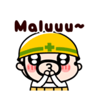 おやじ君のインドネシア語【飛び出す】（個別スタンプ：19）
