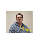 挨拶する右側の紐が長いつちやさんスタンプ（個別スタンプ：4）