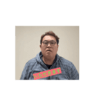 挨拶する右側の紐が長いつちやさんスタンプ（個別スタンプ：16）