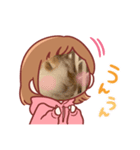 オスじゃなかったんです。うさぎのフッくん（個別スタンプ：1）