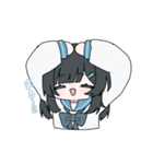 せーらーふくの女の子2（個別スタンプ：4）