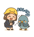 【改訂板】幸せの青い鳥ことりっぴⅡ（個別スタンプ：31）
