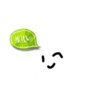 もこもこうさぎLINEスタンプフラワー（個別スタンプ：15）