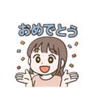 ラブリーまゆちゃんスタンプ（個別スタンプ：16）
