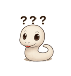 動物の日常会話01・へび 蛇・2025年干支（個別スタンプ：15）