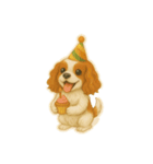 キャバリアのがんも③（個別スタンプ：18）