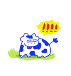 強く生きるウシ（個別スタンプ：2）