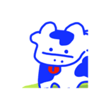 強く生きるウシ（個別スタンプ：4）