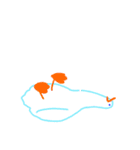 強く生きるウシ（個別スタンプ：34）