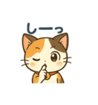 元気いっぱい♪三毛猫ミケたん（個別スタンプ：17）