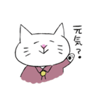 ワイトくんとラックちゃん1 re（個別スタンプ：1）