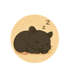 黒ハムらおんの日常（個別スタンプ：5）