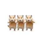 ハムスターが動きます（個別スタンプ：3）