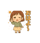舌っ足らずのワタシ（個別スタンプ：7）