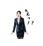オフィスウーマン03（個別スタンプ：2）