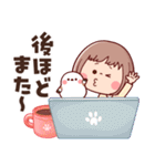 【やさしい丁寧な言葉】ぶちゃこの日常（個別スタンプ：21）