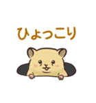 ハムスターとおじさんの日常スタンプ（個別スタンプ：6）