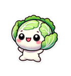 可愛い野菜のコラージュ（個別スタンプ：9）