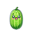 可愛い野菜のコラージュ（個別スタンプ：14）