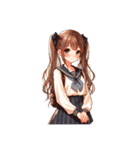 日常スタンプ(水彩画風girl）（個別スタンプ：37）