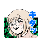 ドカ食いダイスキ！ もちづきさん2（個別スタンプ：21）