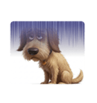落ち込む犬（個別スタンプ：8）