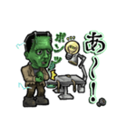 アンデッド動く⚰️フランケンシュタイン（個別スタンプ：21）