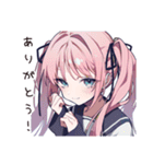 全力アイドルヲタ女子応援（個別スタンプ：4）