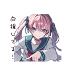 全力アイドルヲタ女子応援（個別スタンプ：18）