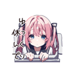 全力アイドルヲタ女子応援（個別スタンプ：25）